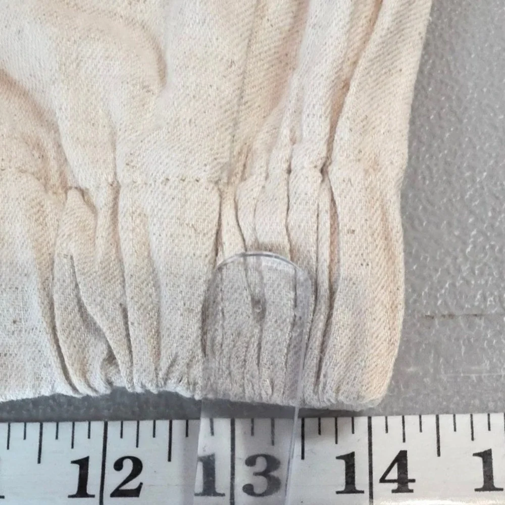 Banana Republic Womens S Linen Blend Pull‎ On Pants in Flax